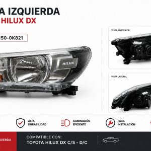 Optica Delantera Izquierda | Hilux Dx