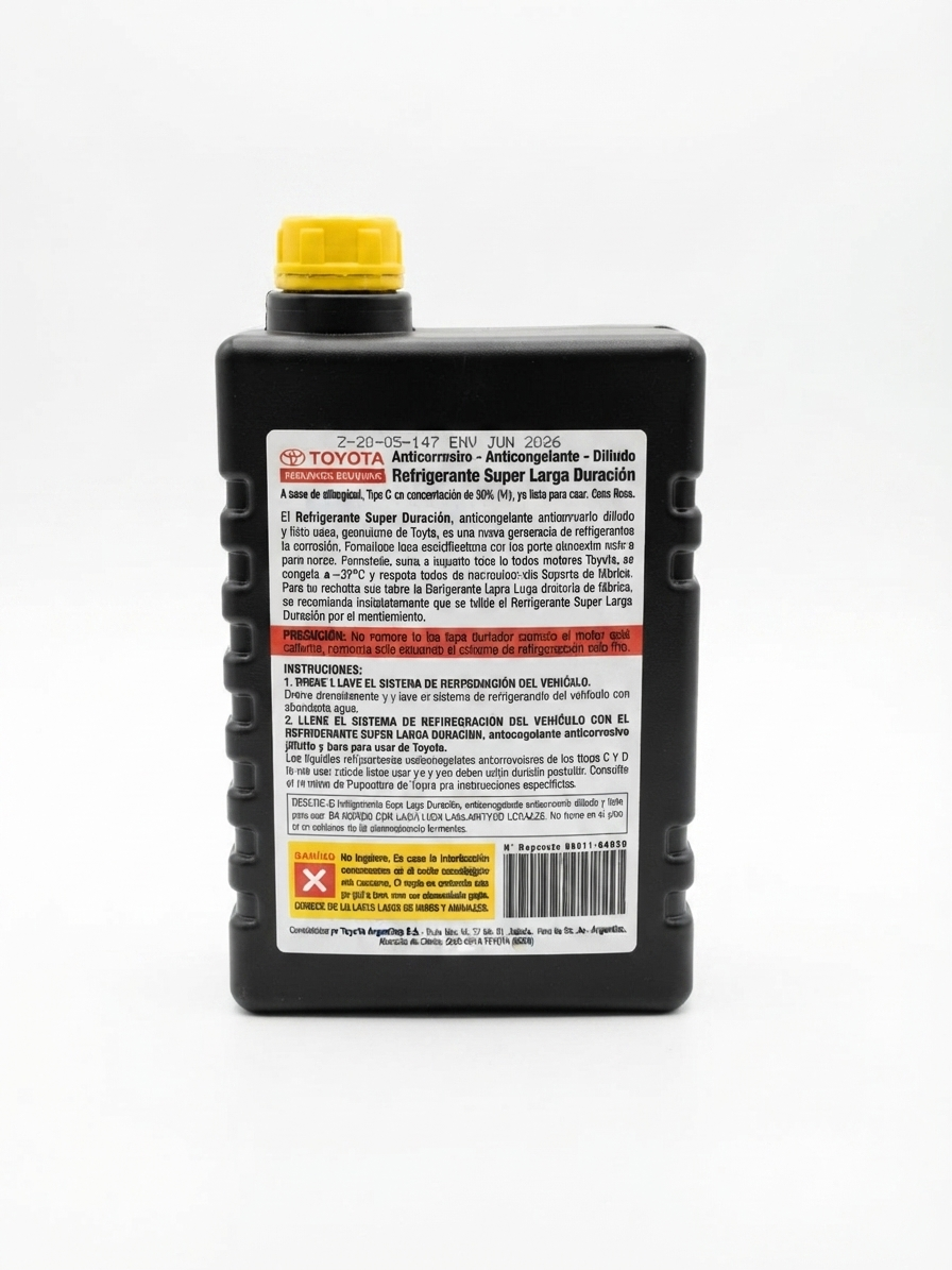 Líquido Refrigerante 1L | (x5U) | Toyota - Imagen 3